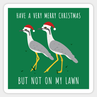 Screaming Curlews Christmas Sticker